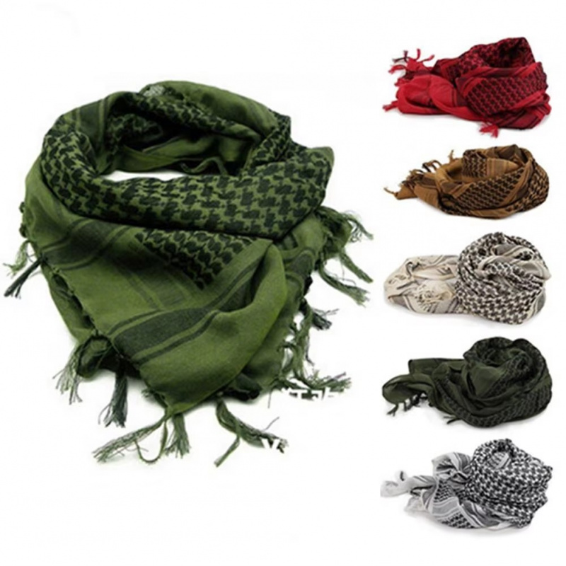 Ascot Neck Scarf - 1/2/3/6pcs Cotton Men Shawl Arab Scarf