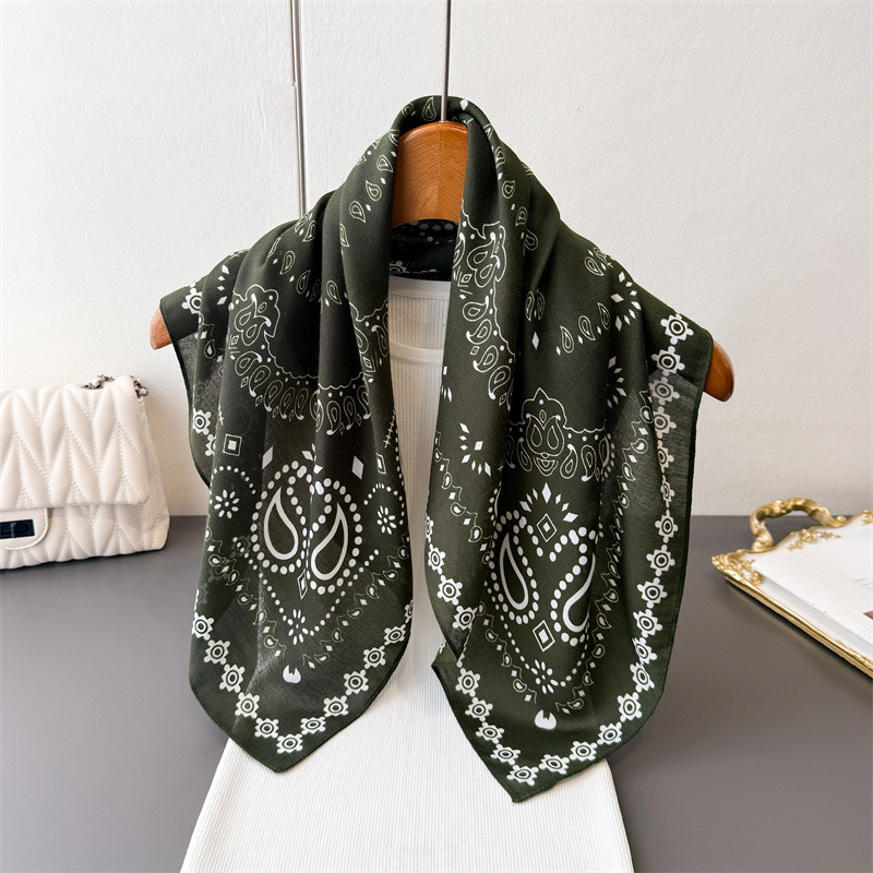 Pure Cotton Women Scarf Square - Ascot Neck Scarf recension och pris
