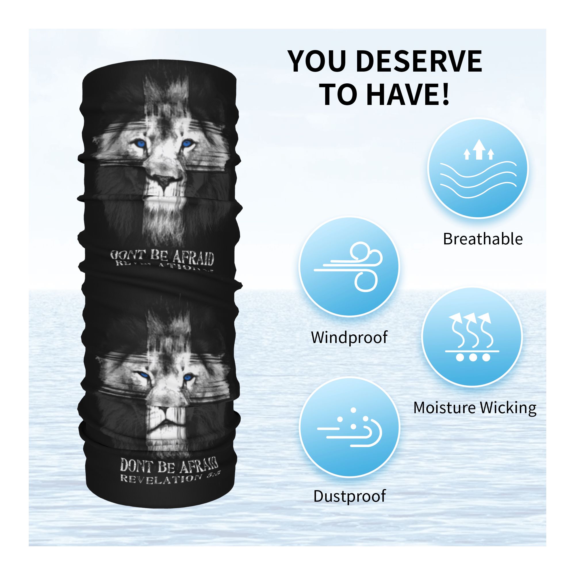 Custom Cool Lion Of Judah Jesu - Neck Warmer Tube recension och pris