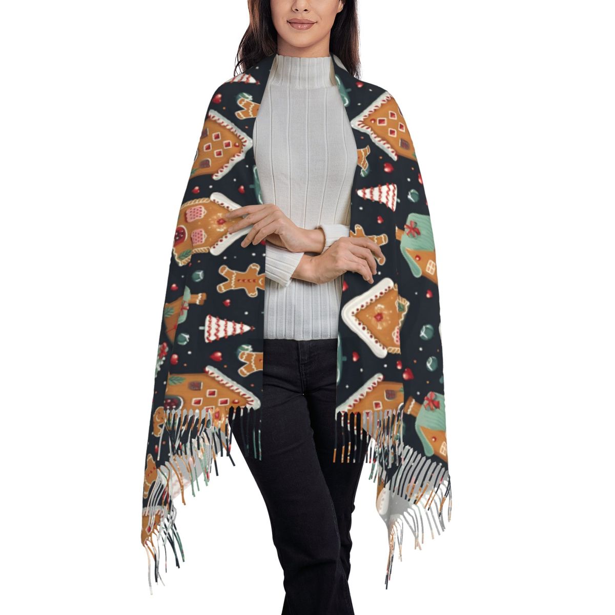 Christmas Delight- Whimsical G - Pashmina Wrap Large recension och pris