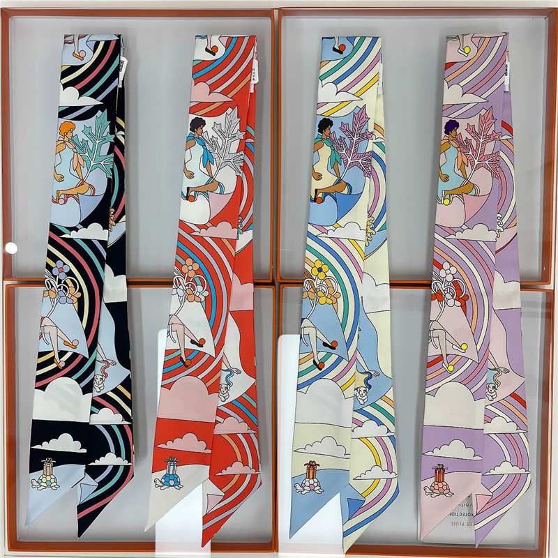 Women 100% Mulberry Silk Scarf - Ascot Neck Scarf recension och pris