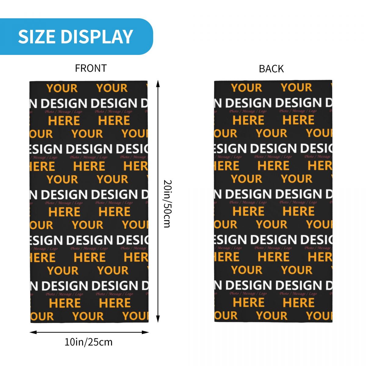 Custom Your Design Here Bandan - Neck Warmer Tube recension och pris