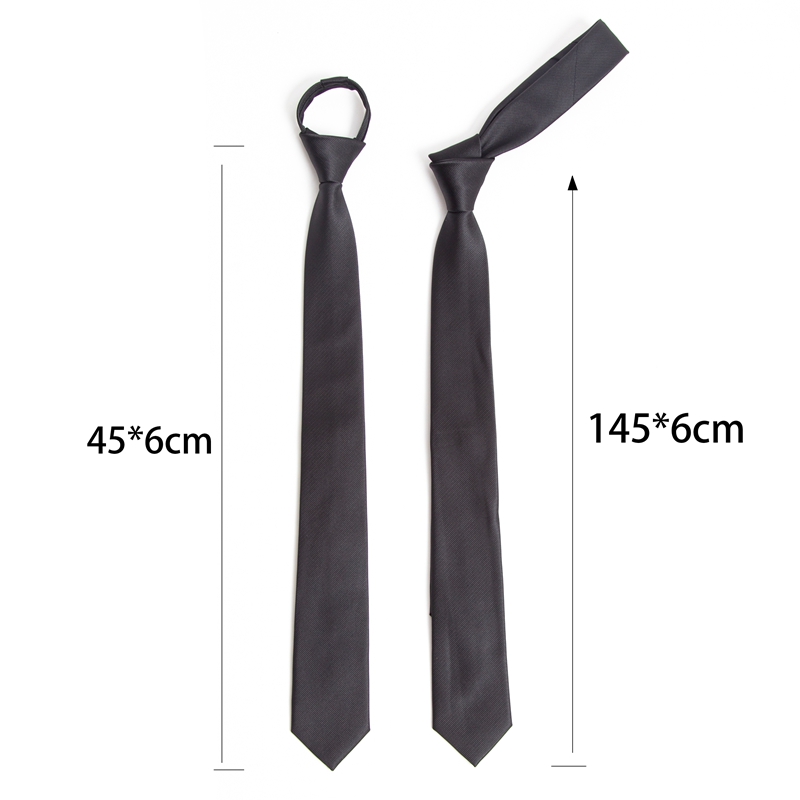 Black Colors Zipper Tie Handma - Skinny Tie Men recension och pris