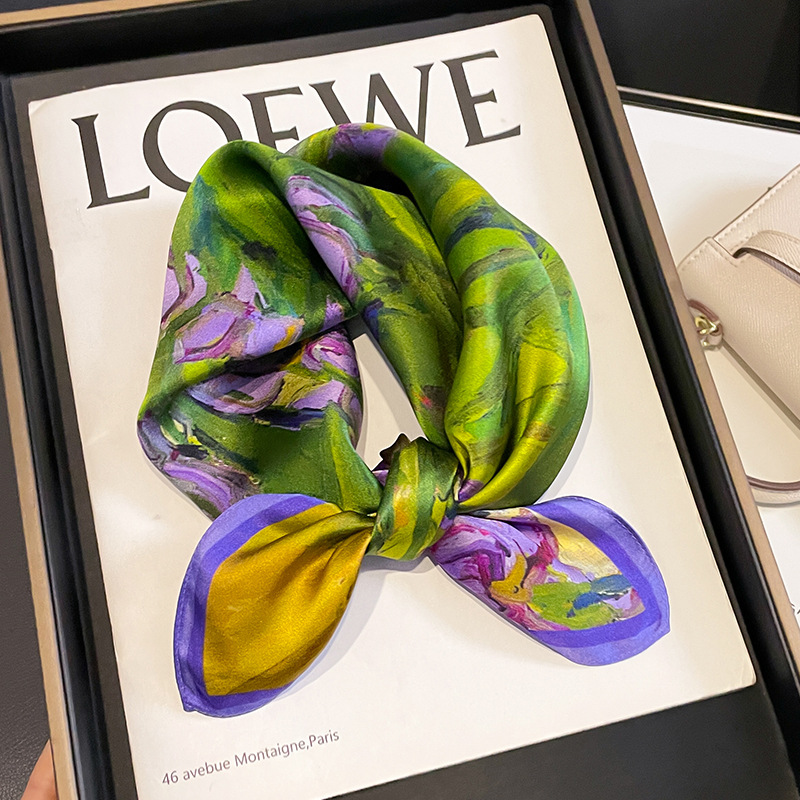 New 2023 Real Silk Hair Scarf  - Ascot Neck Scarf recension och pris