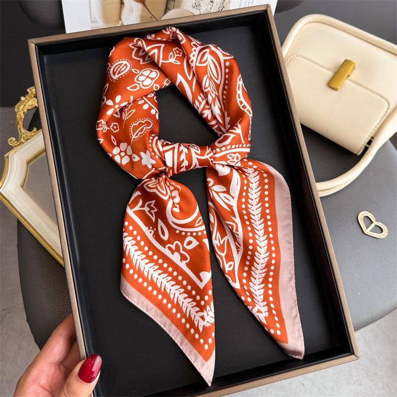1Pc cashew print fashion silk  - Silk Neck Scarf recension och pris