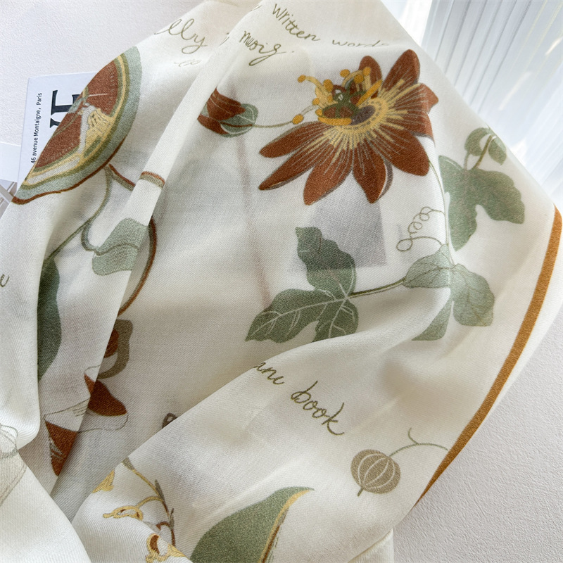 100% Wool Scarf Female Luxury  - Pashmina Wrap Large recension och pris