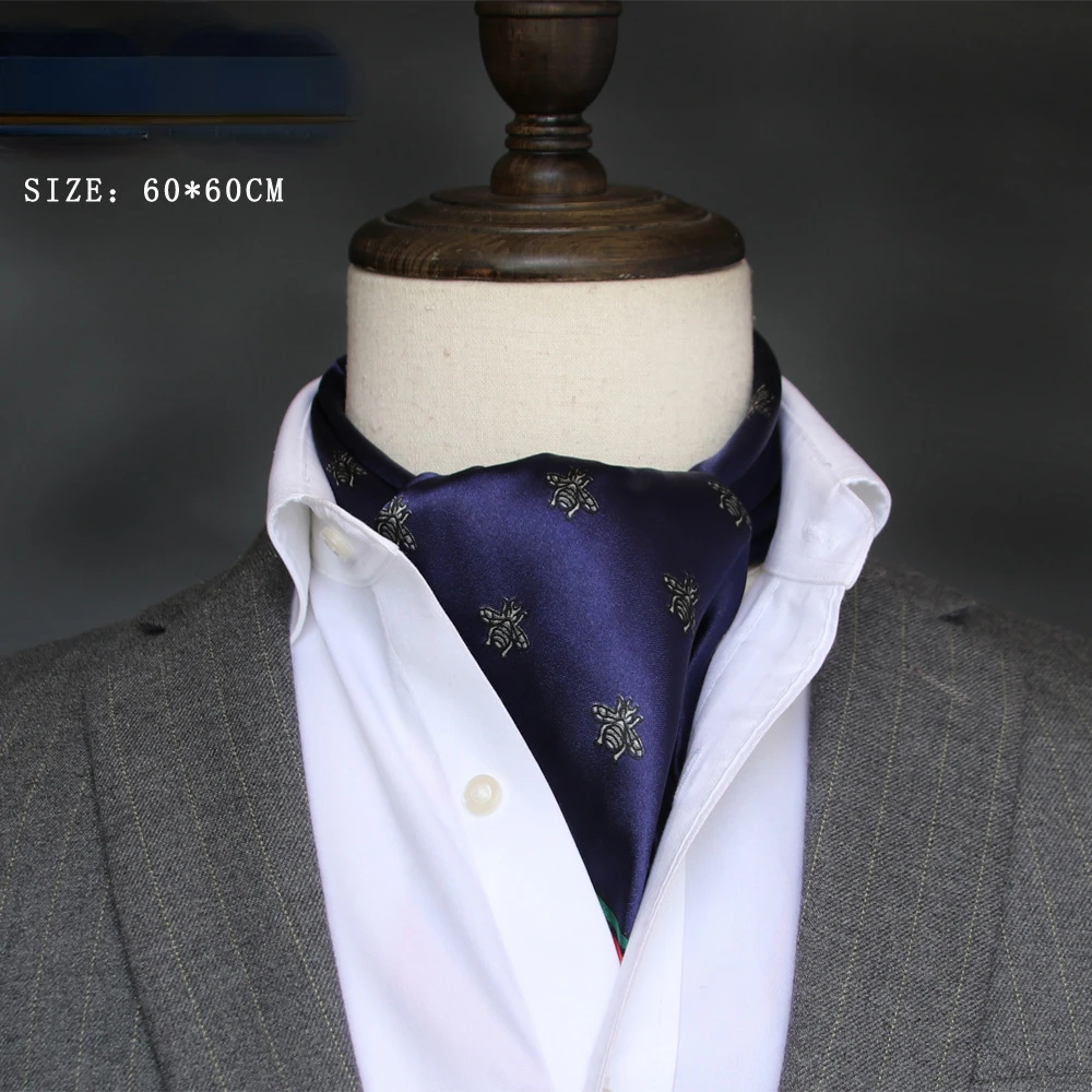 British Men's Silk Scarf Small - Ascot Neck Scarf recension och pris