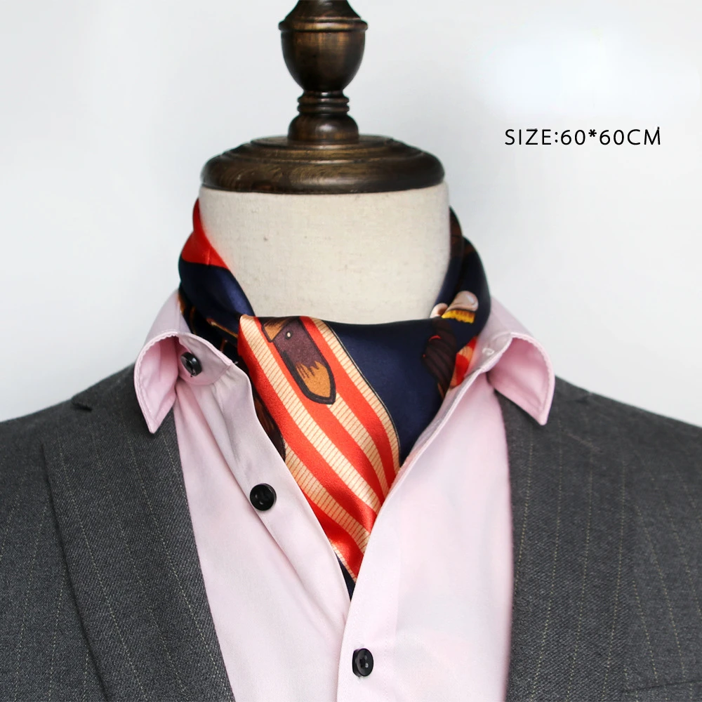 British Men's Silk Scarf Small - Ascot Neck Scarf recension och pris