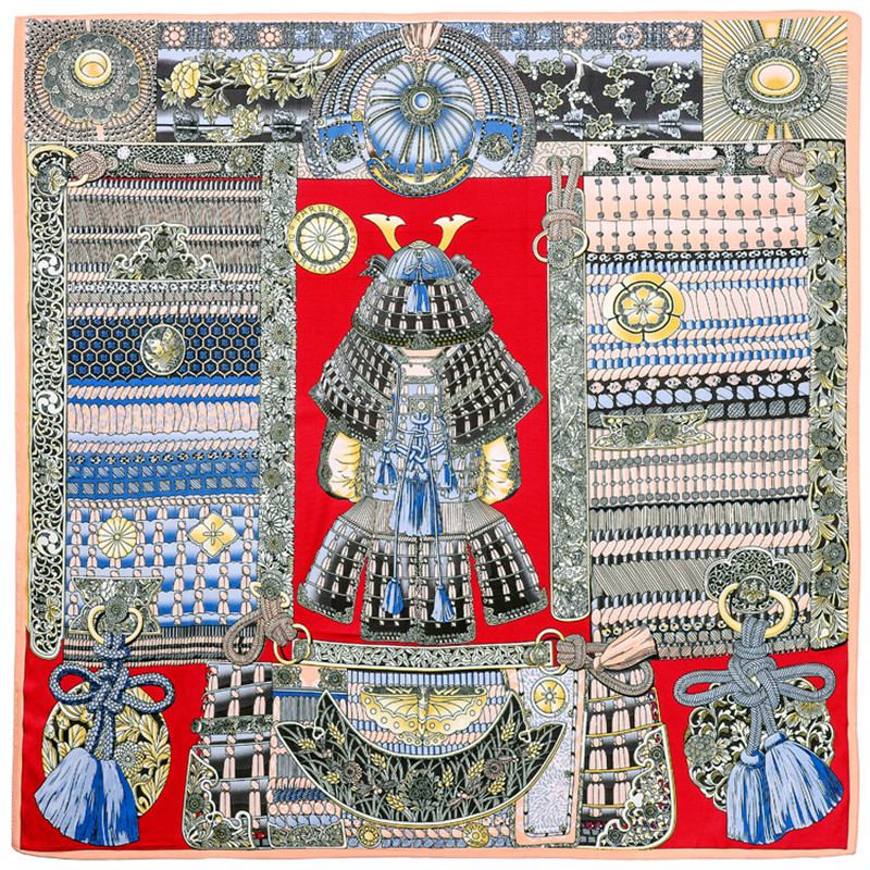 2024 New Design Court Armor Sc - Scarf Silk Square recension och pris