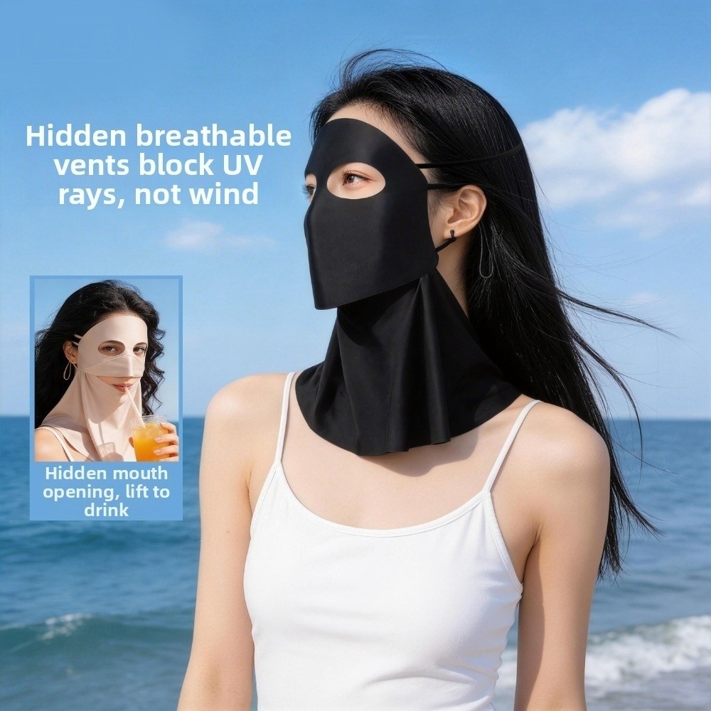 Simple Sun Protection Ice Silk - Silk Neck Scarf recension och pris