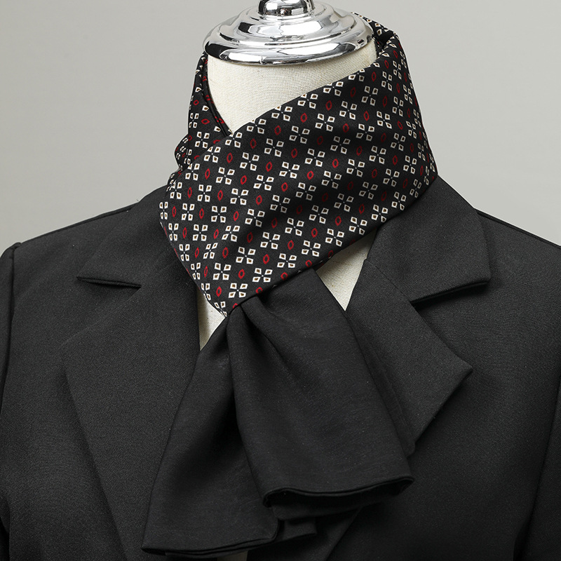 Men's Scarf Imitation Silk Nec - Ascot Neck Scarf recension och pris