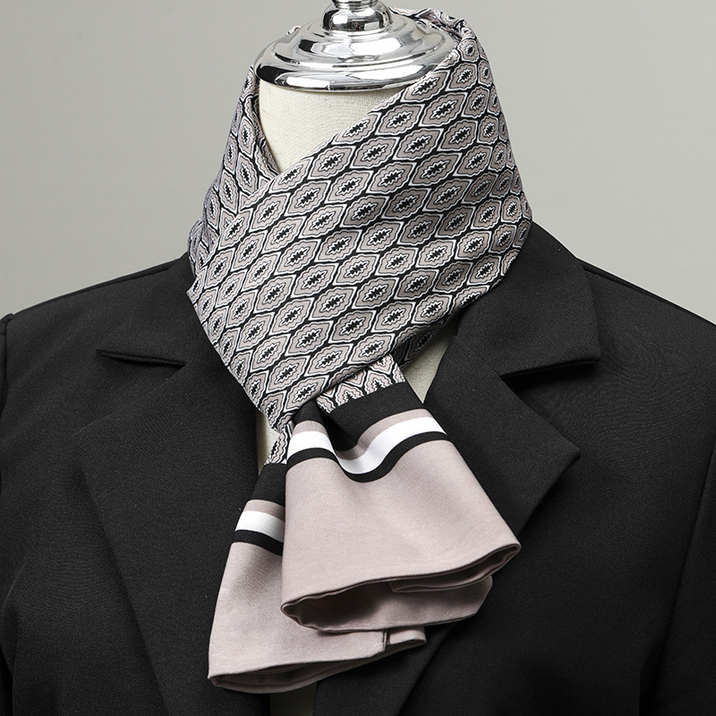 Men's Scarf Imitation Silk Nec - Ascot Neck Scarf recension och pris