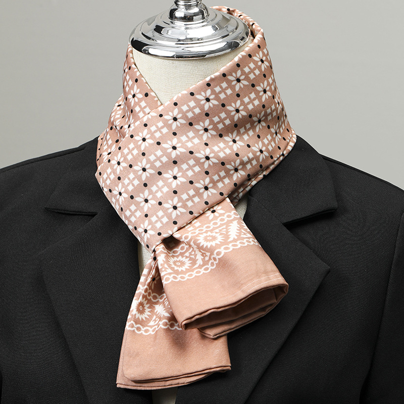 Men's Scarf Imitation Silk Nec - Ascot Neck Scarf recension och pris