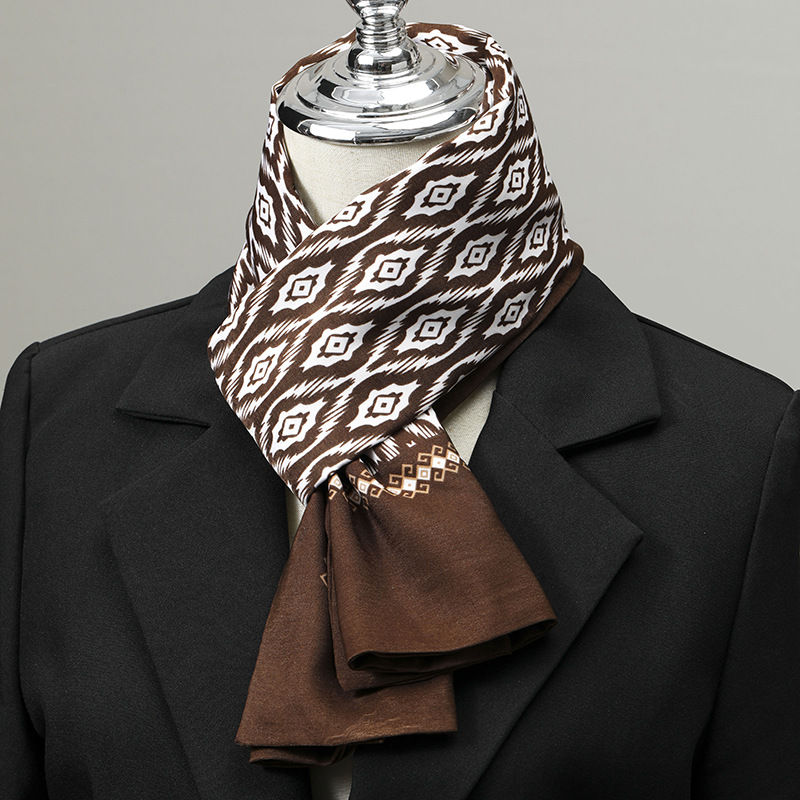 Men's Scarf Imitation Silk Nec - Ascot Neck Scarf recension och pris