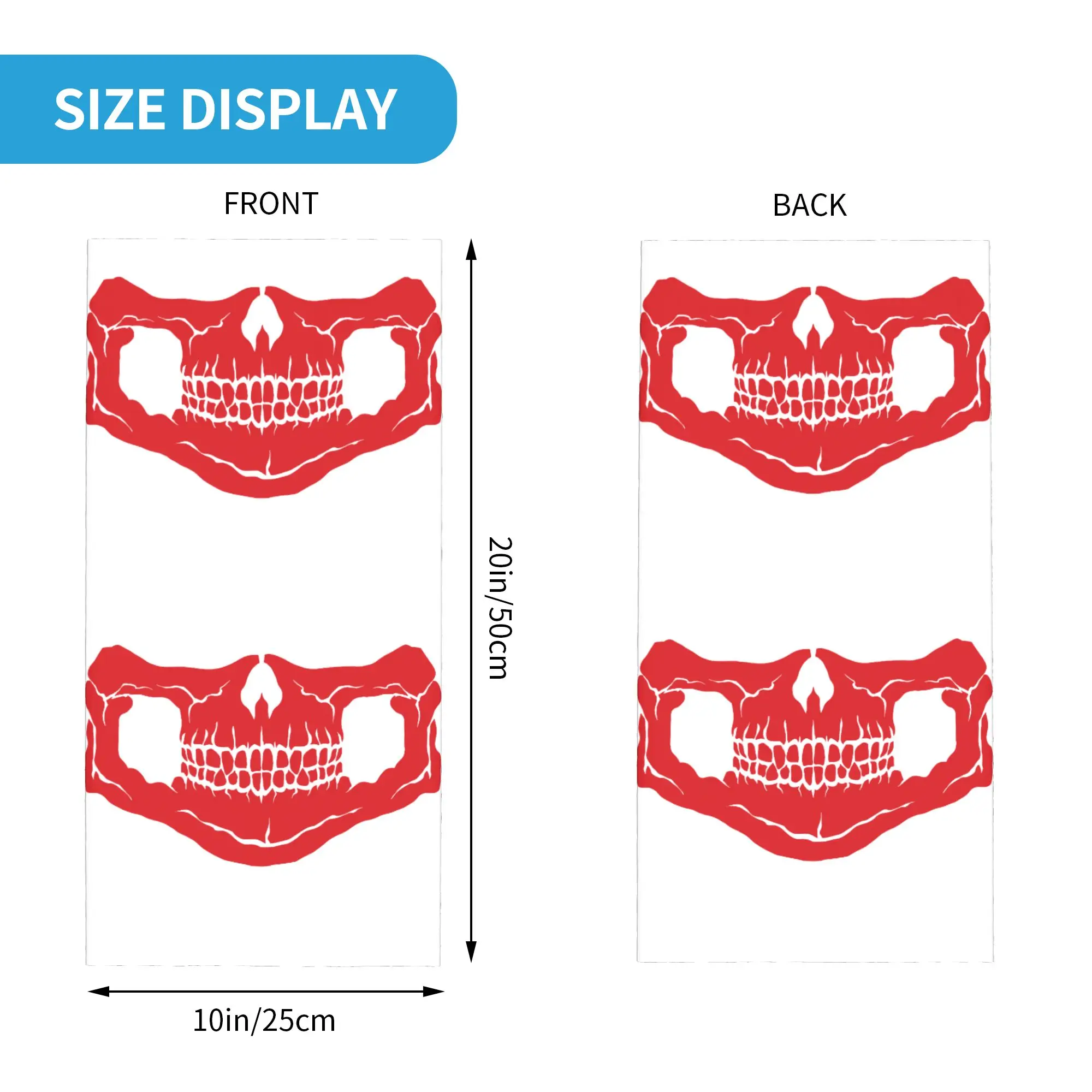 New Horror Skeleton Halloween  - Neck Warmer Tube recension och pris